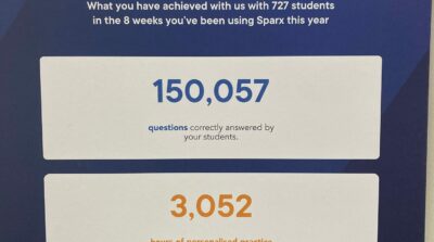 150,000 Questions Answered on Sparx Maths