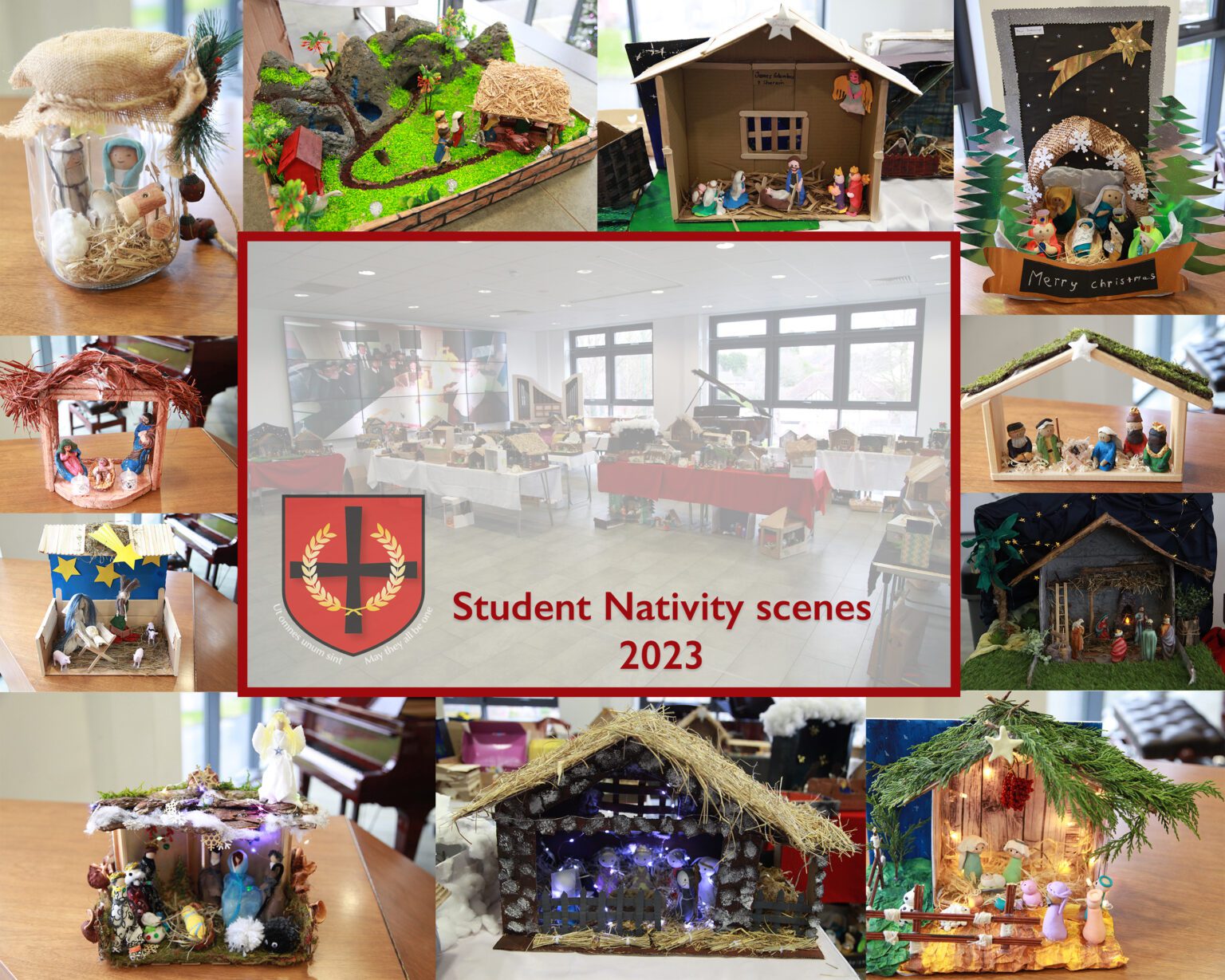 Nativity Scenes on Display at EMCS English Martyrs' Catholic School