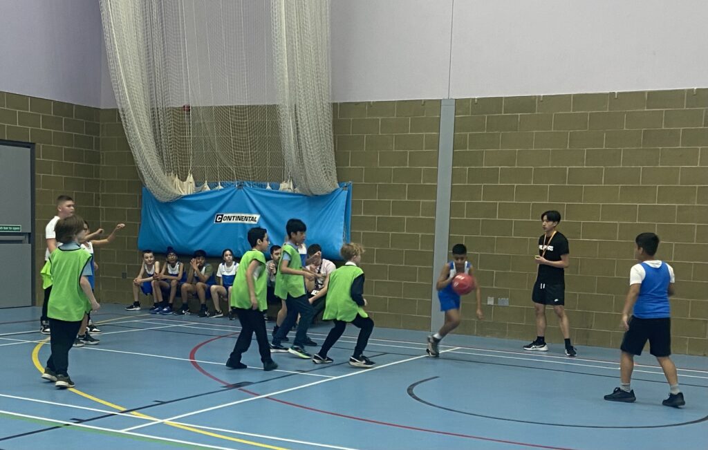 EMCS Hosts Leicester City Primary School Basketball Festival English