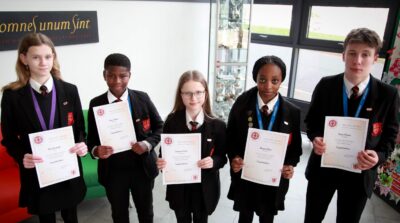 Congratulations to our Bronze Award Winners