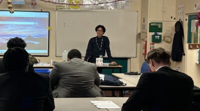 Former Student Gives Inspiring Talk to Year 13.