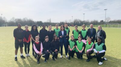 Liz Kendall Inspired by EMCS Girls Football Teams