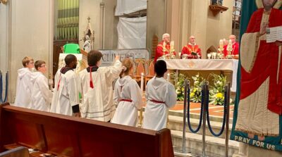 Servers Mass at St Barnabas Cathedral