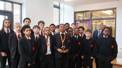 Year 8 Boys Football Team are Leicester City Champions!